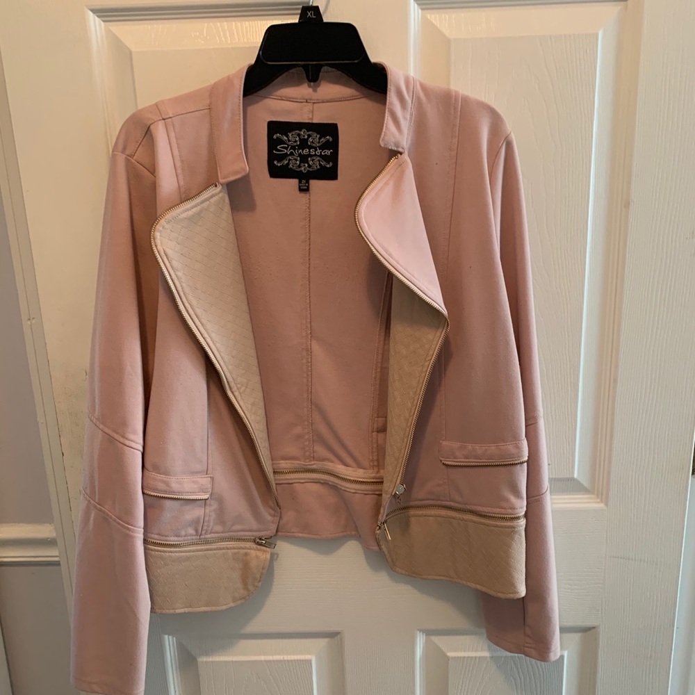 Mauve Pink Fall Jacket